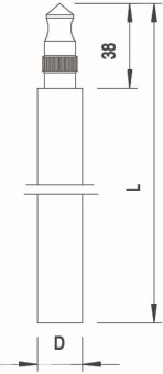 OBO 219 25 BP FT Staberder 1,5m St FT 