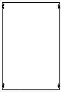 STRIE Verteilerfeld BH1 750x500mm   2B1A 