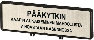 EATON ZFS66-P3 Träger m.Schild FI 205554 