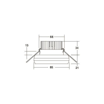 Brumberg LED-Einbaudownlight    12358173 