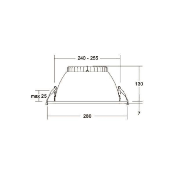 Brumberg LED-Einbaudownlight    12569073 
