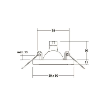 BRUM NV-Einbaudownlight          0283.00 