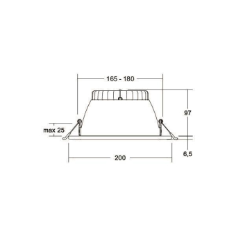 Brumberg LED-Einbaudownlight    12565073 