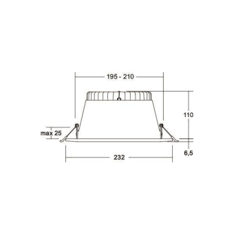 Brumberg LED-Einbaudownlight    12567073 