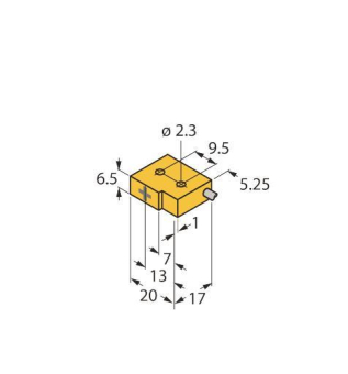 TURCK Induktiver Sensor NI2-Q6,5-AP6/S34 