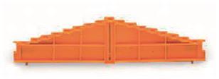 WAGO 727-106 8-Etagen-Abschlussplatte, 