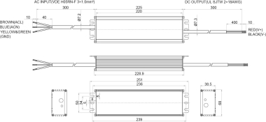 Rutec LED Netzgerät 48V 320W IP67  87644 