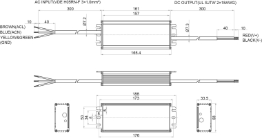 Rutec LED Netzgerät 48V 96W IP67 - 87641 