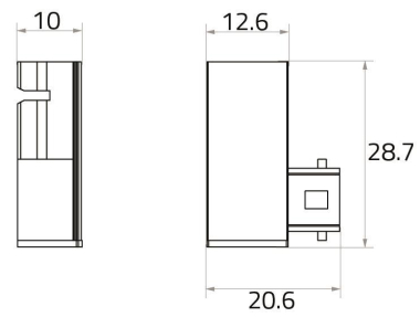RUTEC Tara L-Verbinder rechts      88083 