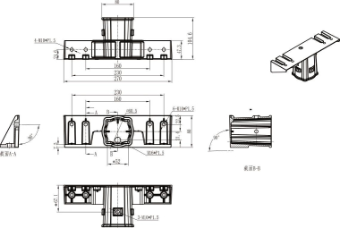 DOTLUX Mastadapter 60mm             4910 