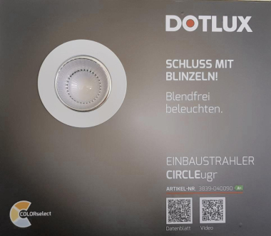 DOTLUX L-Aufsteller CIRCLEugr       4683 