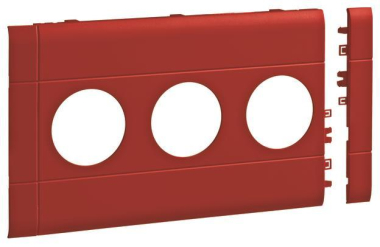 Hager Blende 3fach Steckdose GB120303020 