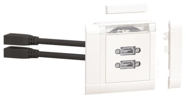 Hager Multimedia-Anschluss   GMSET059016 