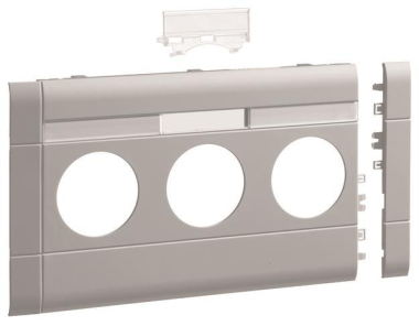 Hager Blende 3fach Steckdose GB120317035 