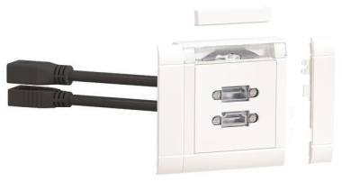 Hager Multimedia-Anschluss   GMSET069016 