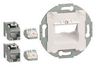 Hager Anschluss Modul 2xRJ45     GMRJ452 