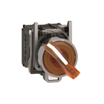 GS Leuchtwahlschalter, gelb,  XB4BK125M5 