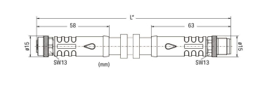 WAGO 756-3505/050-010 Power-Leitung, 