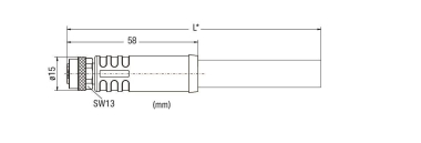 WAGO 756-3501/050-020 Power-Leitung, 