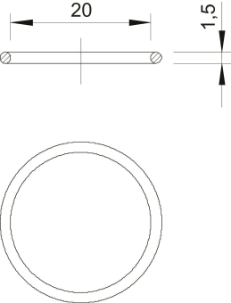 OBO 171 PG16 Dichtring O-Ring PG16 NBR 