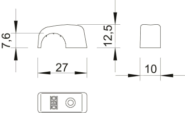 OBO 4031 10-14 ISO-Nagelschelle 10-14mm 
