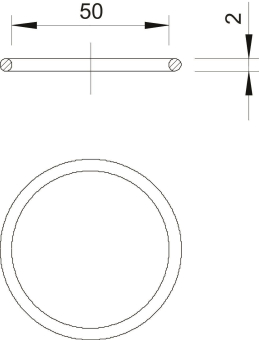 OBO 171 PG42 Dichtring O-Ring PG42 NBR 