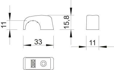 OBO 4031 14-17 ISO-Nagelschelle 14-17mm 