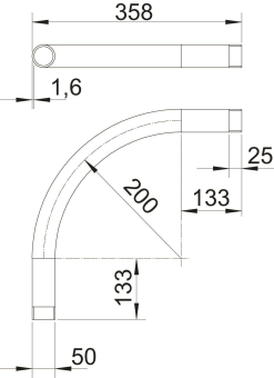 OBO SBNM50 G Stapa Gewindebogen 
