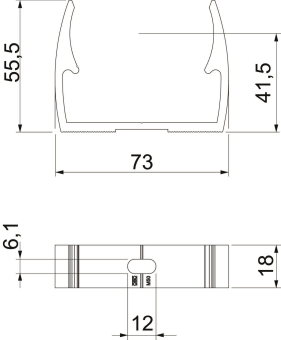 OBO ALQ M63 Quick-Schelle M63 Alu 