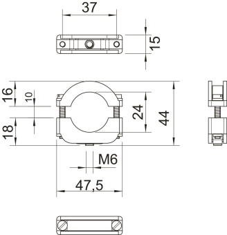 OBO 3021 LGR Blitz-ISO-Schelle 17-24mm 