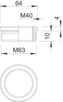 OBO 167 R MS M63-40 Reduktion M63-M40 