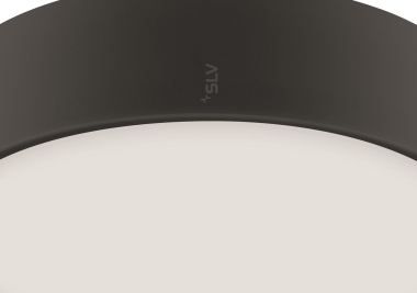 SLV Deckenleuchte MEDO30 sw 12W  1007316 