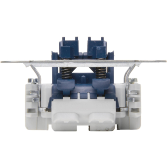 Kopp UP Serientaster Sockel aluminium 