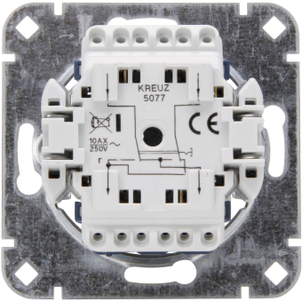 Kopp UP Kreuzschalter-Sockel 