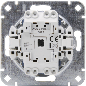 Kopp UP Ausschalter-ockel 2-polig      S 