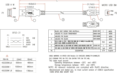 EFB USB2.0 Kabel A-Micro-B     K5232SW.1 