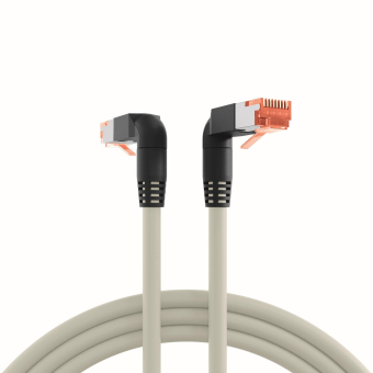 EFB Patchkabel 2xRJ45 90°   K4137GR.0,50 