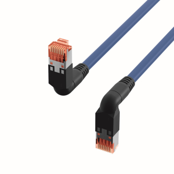 EFB Patchkabel 2xRJ45 90°      K4137BL.2 