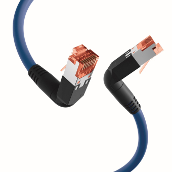 EFB Patchkabel 2xRJ45 90°      K4137BL.2 