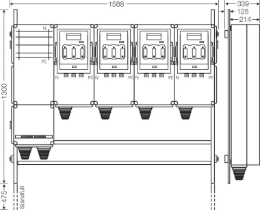 Hensel Ladeverteiler f. Mi EV 140kW 4000 