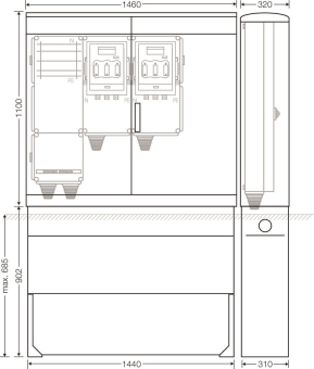 Hensel Ladeverteiler f. Mi EV 140kW 2010 