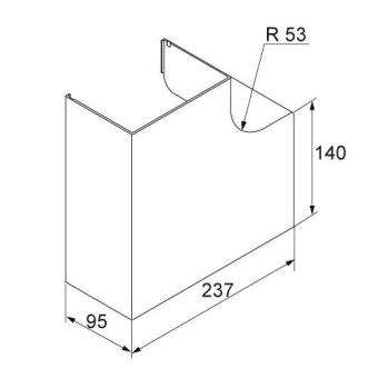 Unex Flachwinkel reinweiß       31245-02 