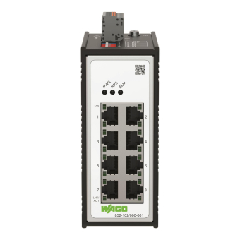 WAGO 852-102/000-001 Industrial-Switch 8 