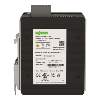 WAGO 852-102/000-001 Industrial-Switch 8 