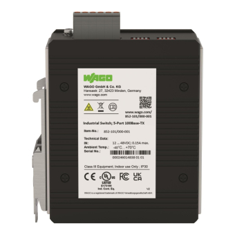 WAGO 852-101/000-001 Industrial-Switch,5 