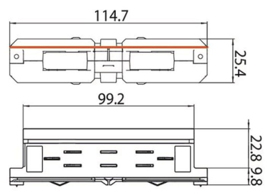 BRUM 3PH-Längsverbinder DALI ws 87114070 