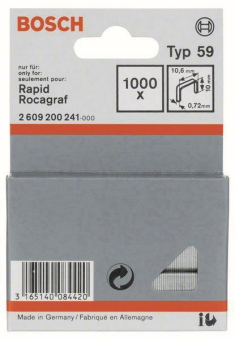 Bosch Feindrahtklammer Typ 59 2609200241 
