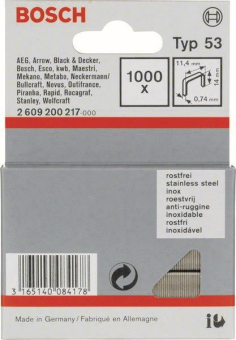 Bosch Feindrahtklammer Typ 53 2609200217 