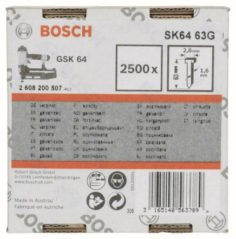Bosch 2608200507         1,6/16G SENKKOP 