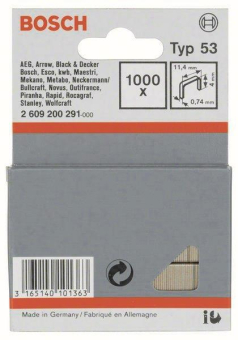 Bosch Feindrahtklammer Typ 53 2609200291 